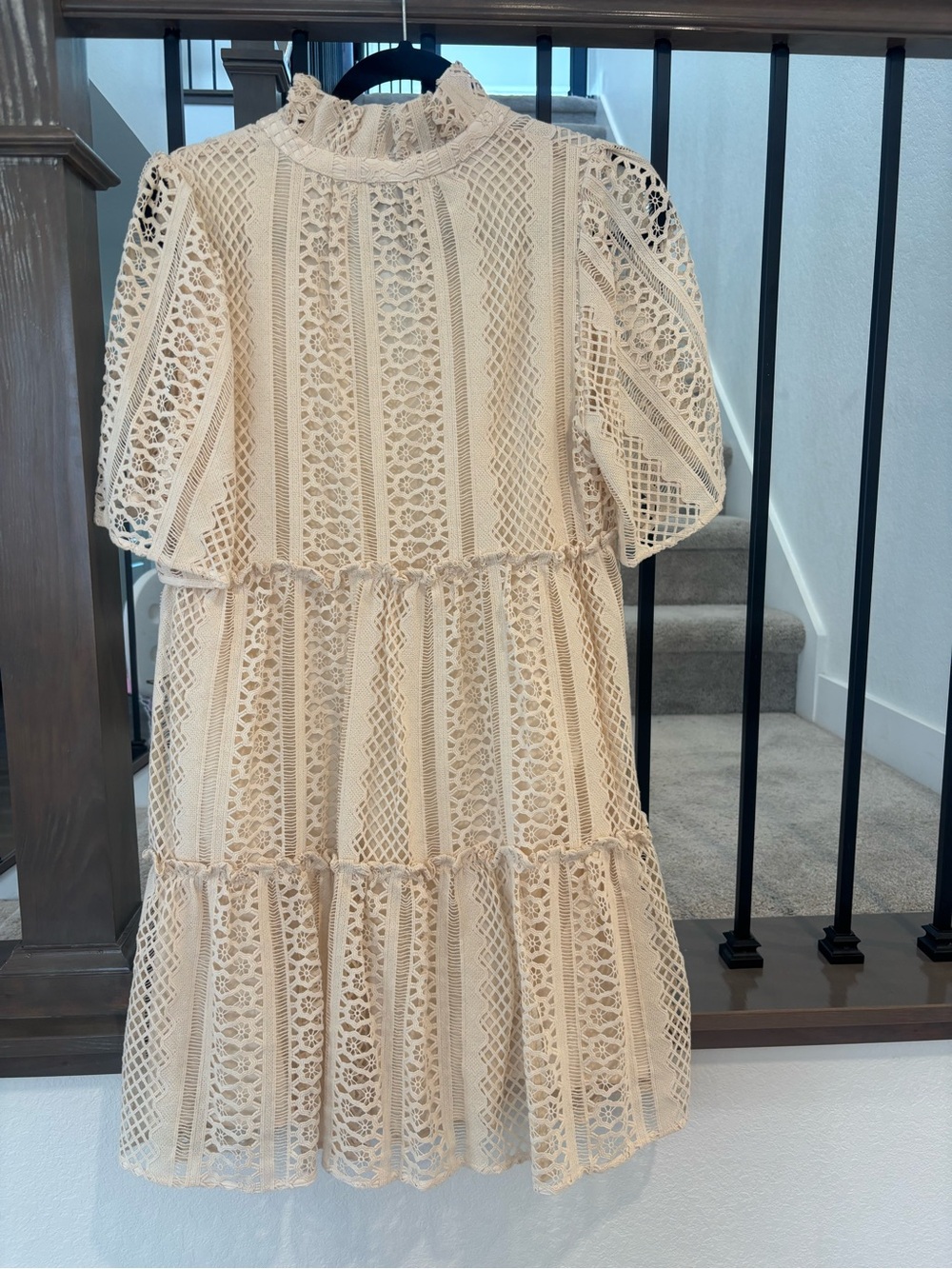Tuckernuck Crawford Dress in Sand Crochet Lace - Picture 8 of 8